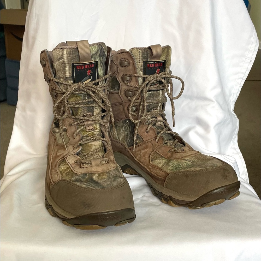 Redhead men’s gortex camo hunting boots.